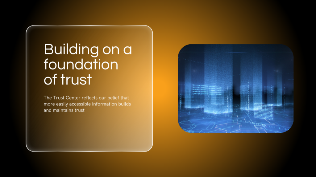 Building on a foundation of trust 