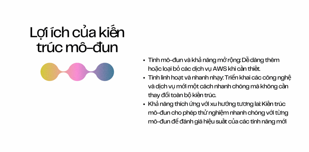 Lợi ích của kiến trúc mô-đun