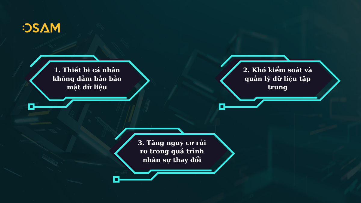 Những sai lầm phổ biến khi lưu dữ liệu