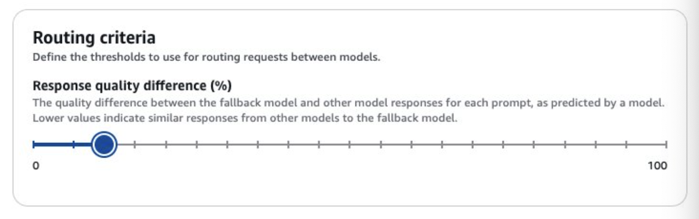 Routing criteria