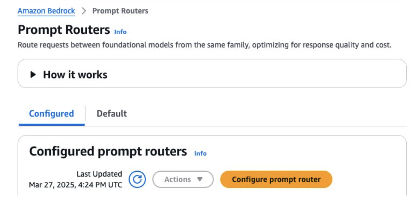 Amazon Bedrock Console