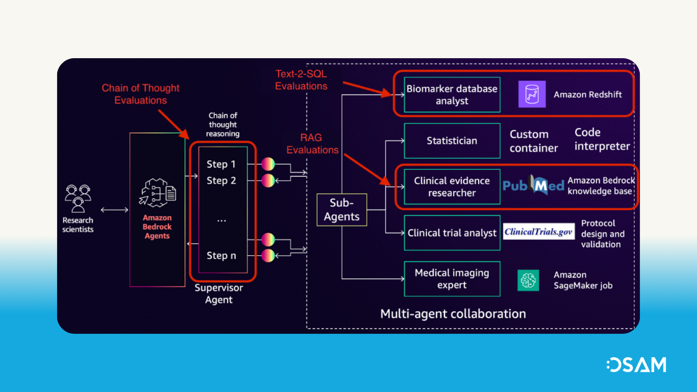the multi-agents setup that was evaluated using this framework