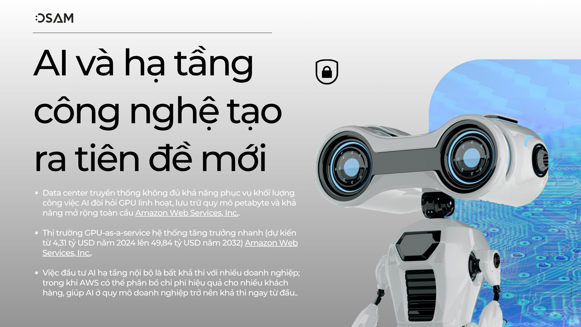 AI và hạ tầng công nghệ tạo ra tiên đề mới