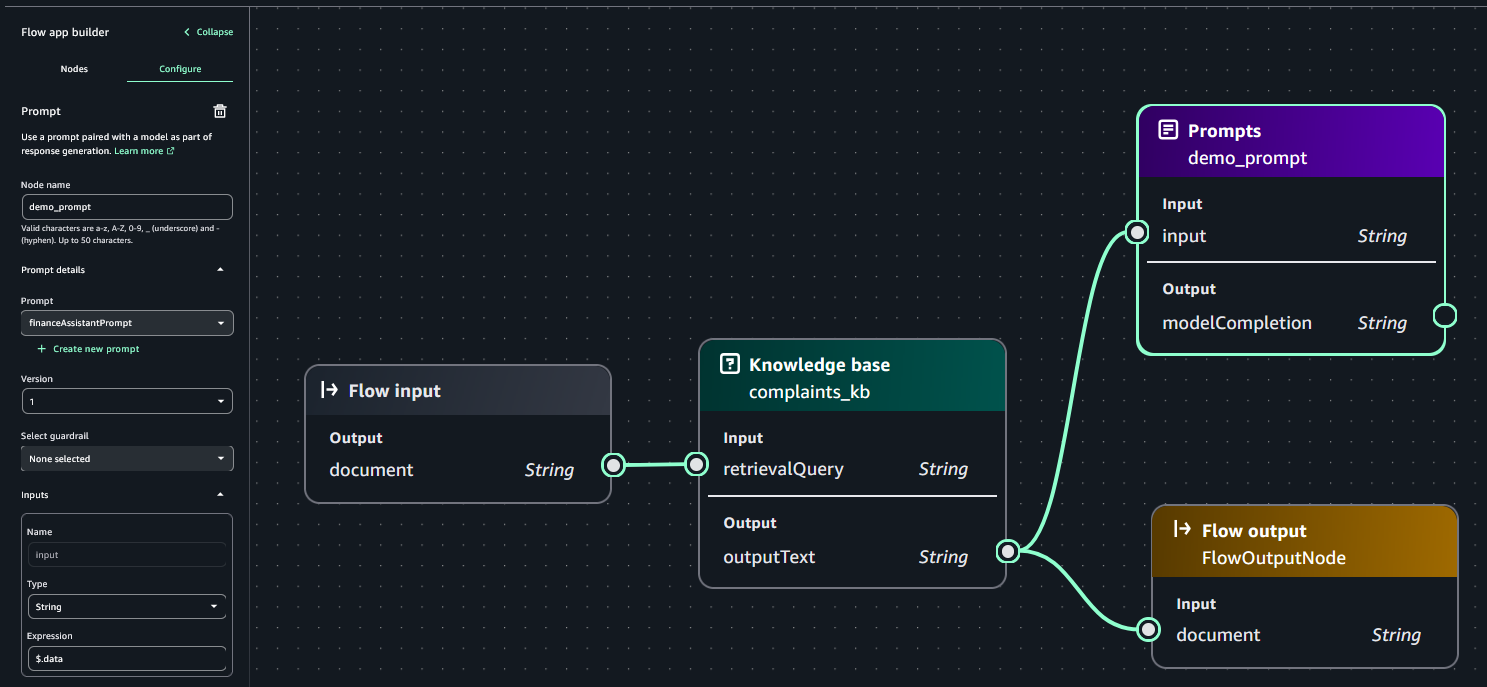 Prompt to your flow application